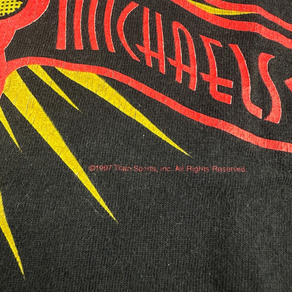 Vintage 1997 Shawn Michaels Heartbreak Kid WWF T-Shirt Mens XL HBK Wrestling Tee - Picture 4 of 12
